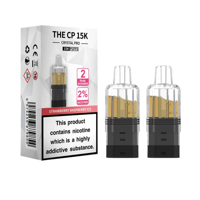 Strawberry raspberry Crystal Pro CP 15K Prefilled Pods
