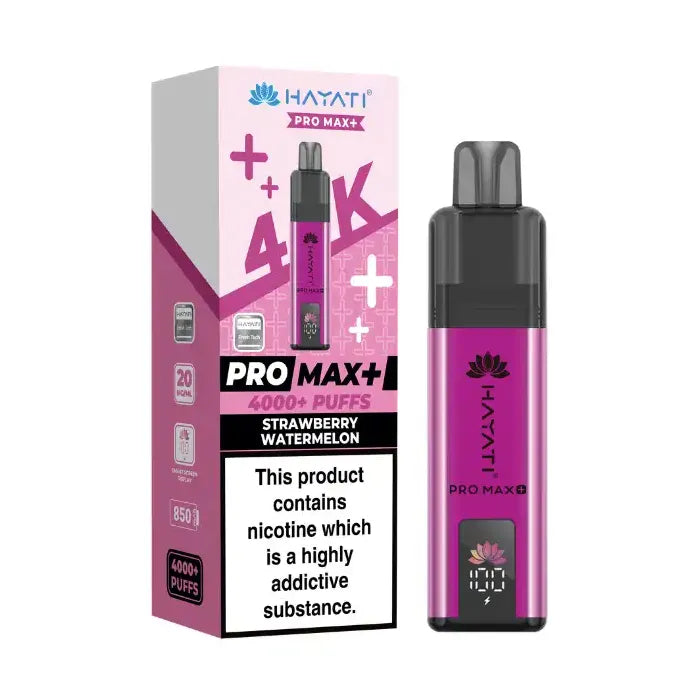 Strawberry Watermelon Hayati Pro Max Plus 4K Prefilled Pod Kit