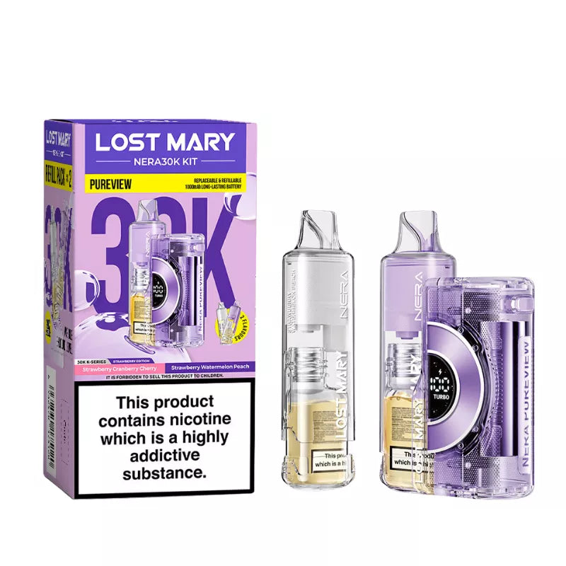 Strawberry edition Lost Mary Nera30K Pureview Prefilled Pod Kit