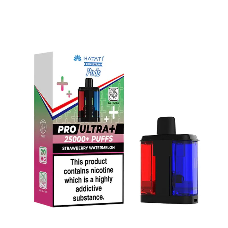 Strawberry watermelon Hayati Pro Ultra Plus 25000 Prefilled Pods