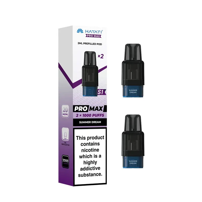 Summer Dream Hayati Pro Max S1 Prefilled Pods