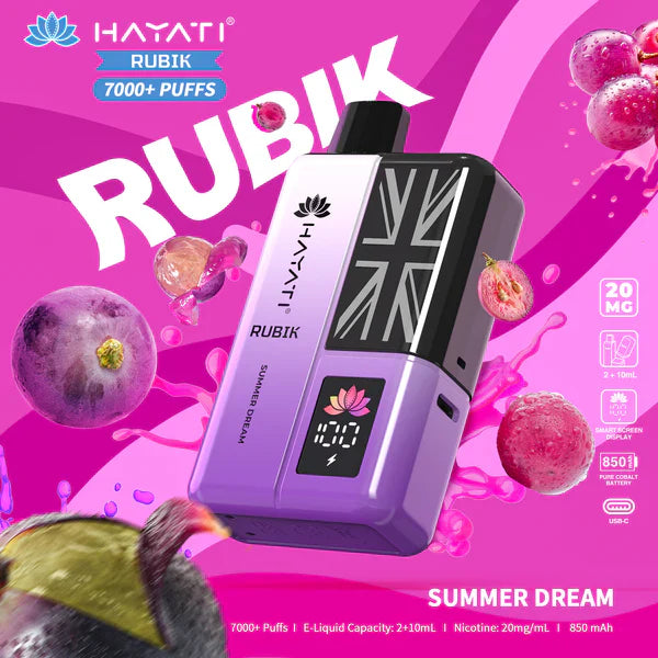 Hayati Rubik 7000 Disposable Vape Kit