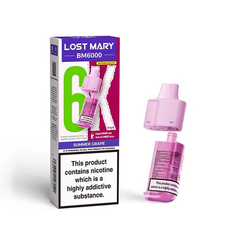 Summer grape Lost Mary BM6000 Prefilled Pods