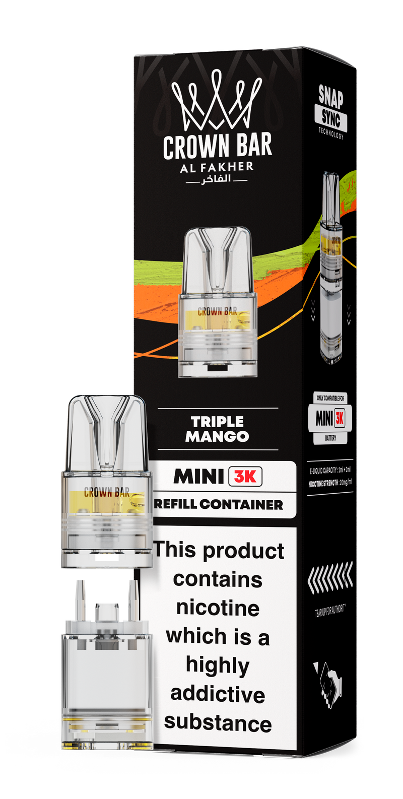 Al Fakher Crown Bar Mini 3K Refill Pods