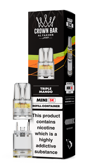 Al Fakher Crown Bar Mini 3K Refill Pods