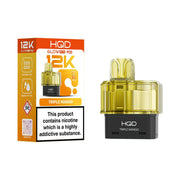 Triple mango HQD Glow Pro 12K Prefilled Pods