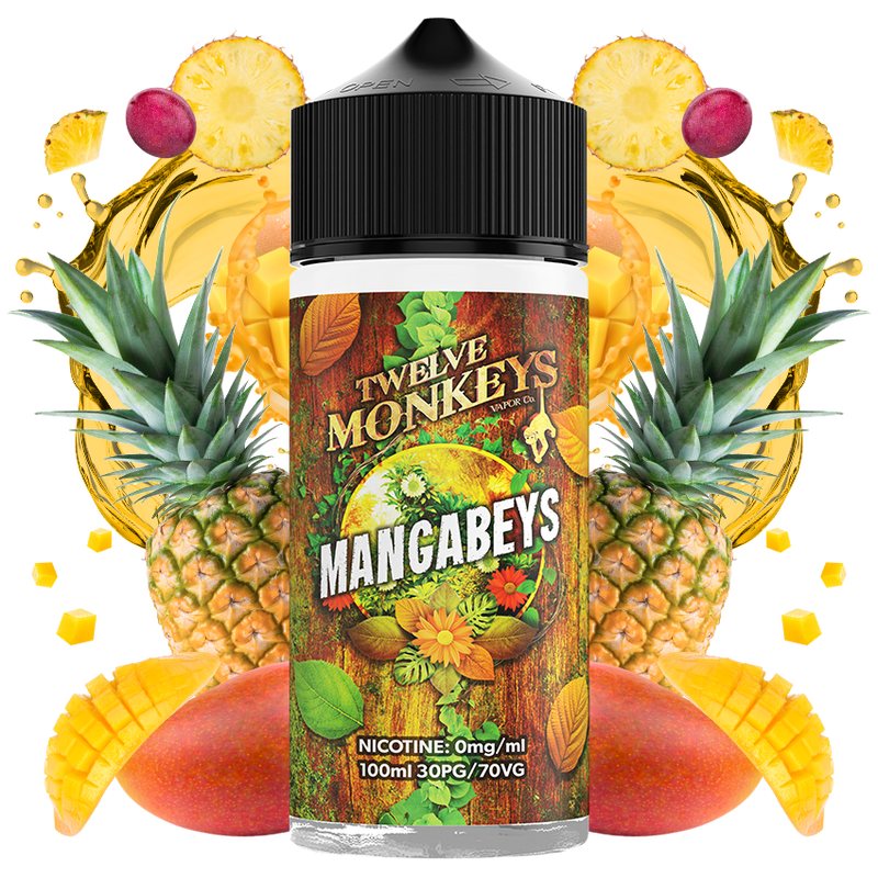 Twelve Monkeys Mangabeys 100ml E-Liquid Shortfill