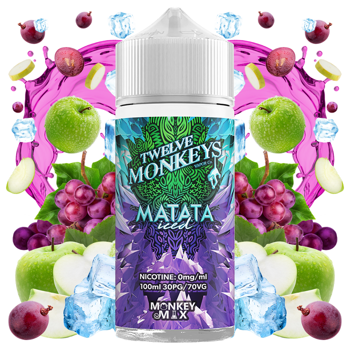 Twelve Monkeys Ice Age Matata Iced 100ml E-Liquid Shortfill