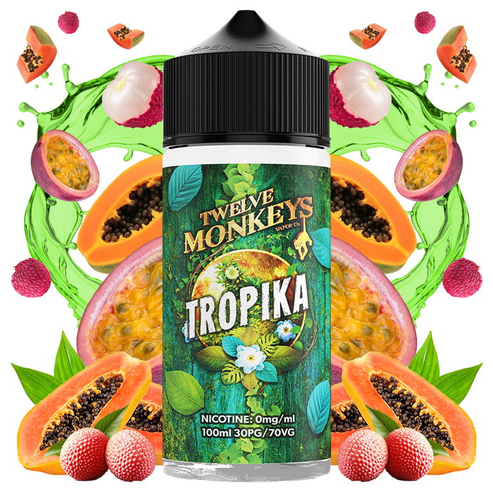 Twelve Monkeys Tropika 100ml E-Liquid Shortfill