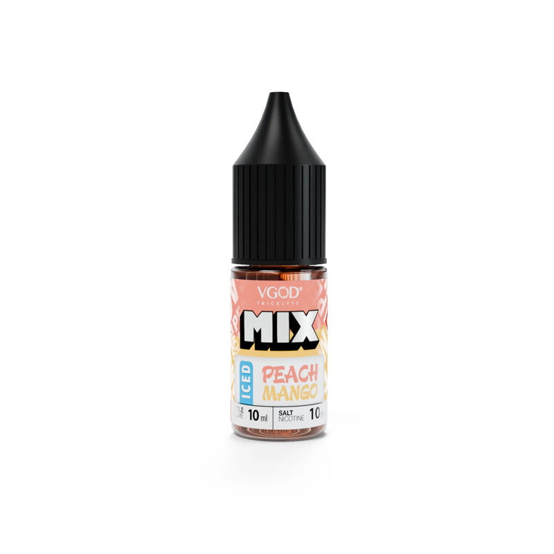 10mg Vgod Iced Peach Mango Nic Salt E-Liquid 10ml