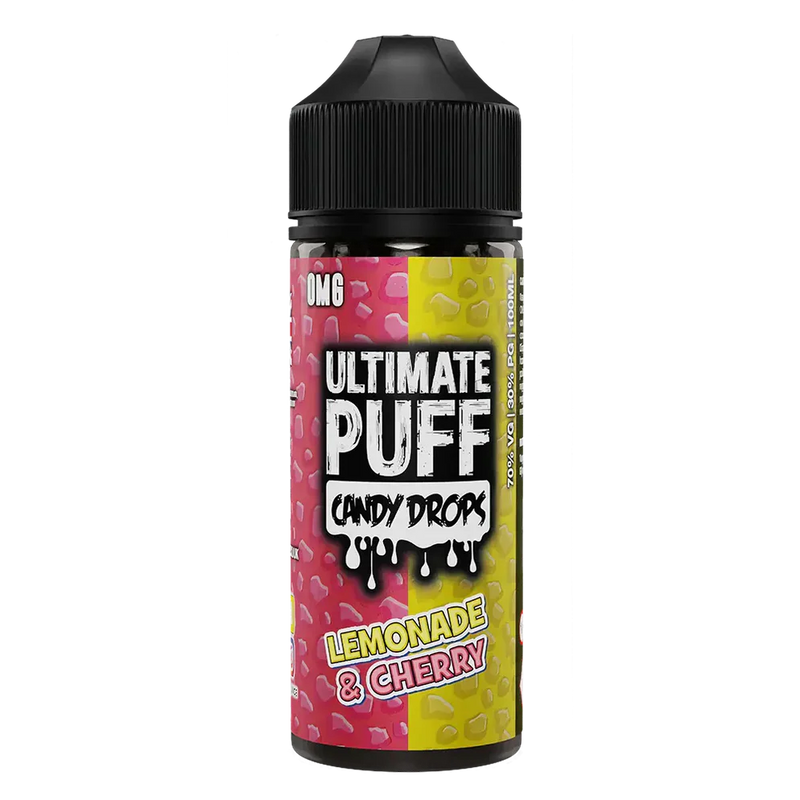 Ultimate Puff Candy Drops Lemonade & Cherry 100ml Shortfill E-Liquid