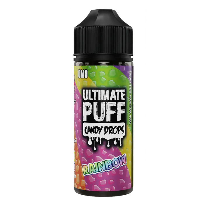 Ultimate Puff Candy Drops Rainbow 100ml Shortfill E-Liquid