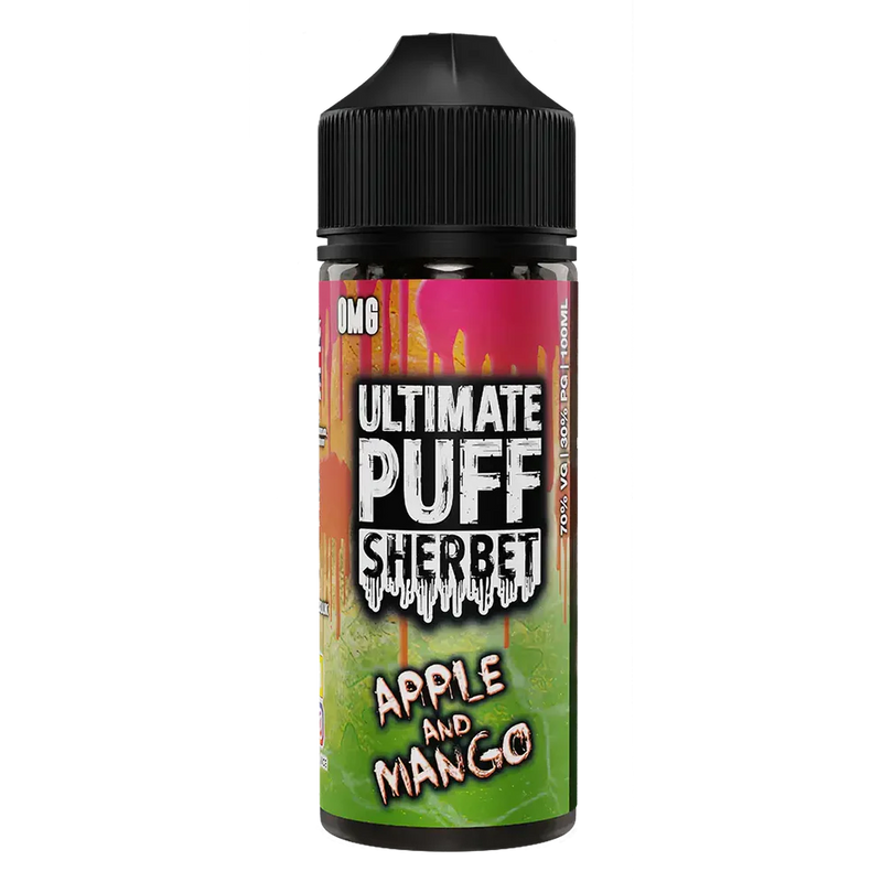 Ultimate Puff Sherbet Apple & Mango 100ml Shortfill E-Liquid