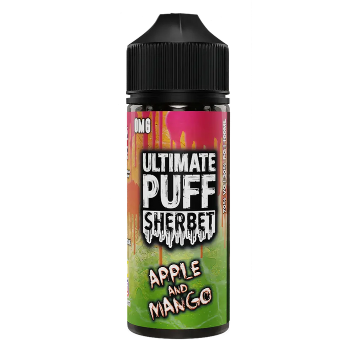Ultimate Puff Sherbet Apple & Mango 100ml Shortfill E-Liquid