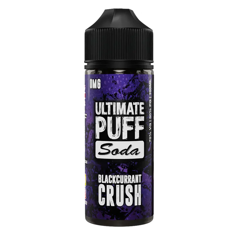 Ultimate Puff Soda Blackcurrant Crush 100ml Shortfill E-Liquid