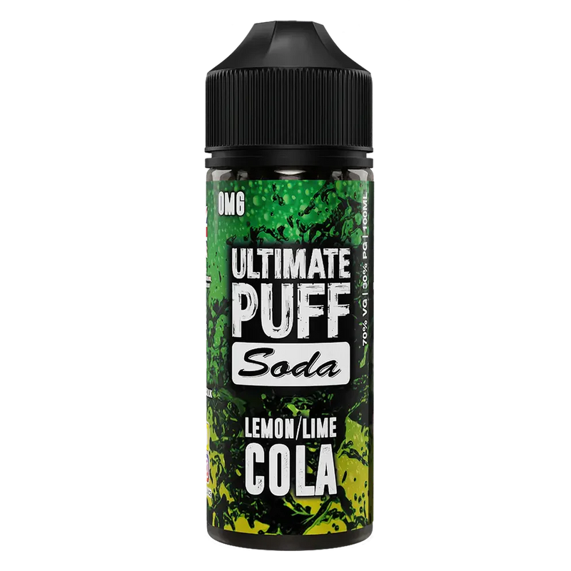 Ultimate Puff Soda Lemon Lime Cola 100ml Shortfill E-Liquid