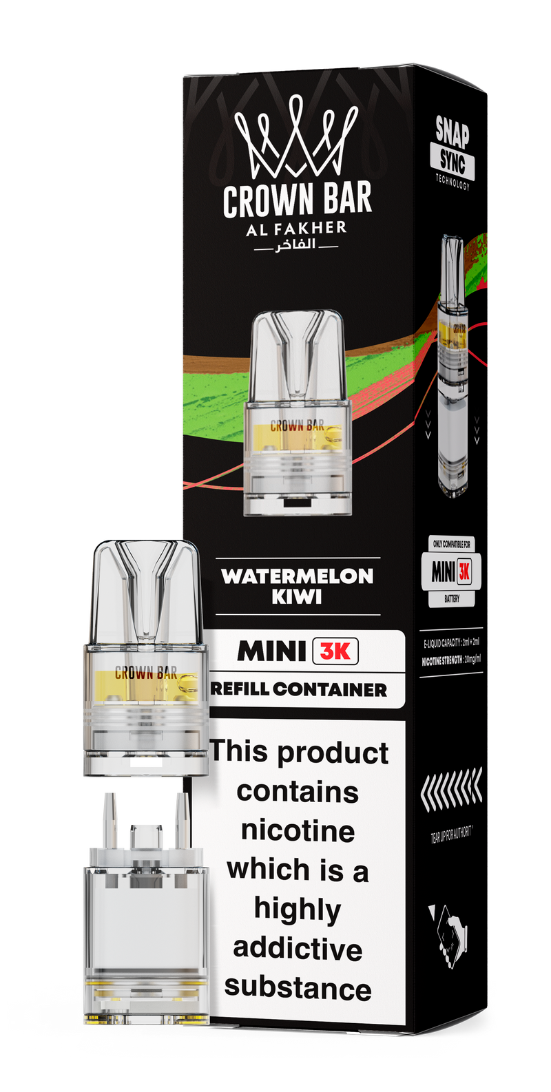 Al Fakher Crown Bar Mini 3K Refill Pods