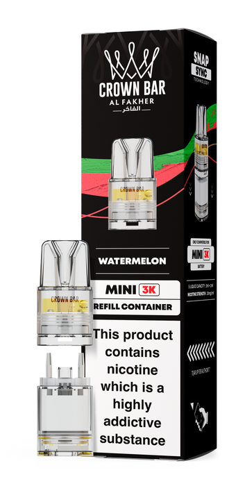 Al Fakher Crown Bar Mini 3K Refill Pods