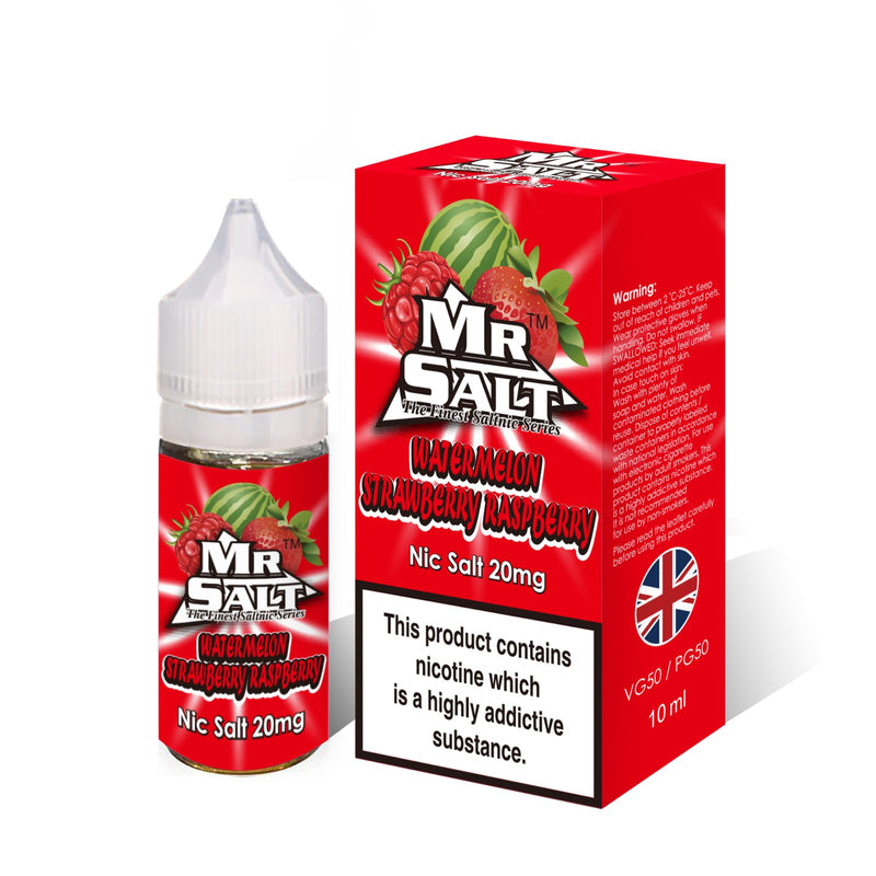 Watermelon Strawberry Raspberry by Mr Salt 10ml
