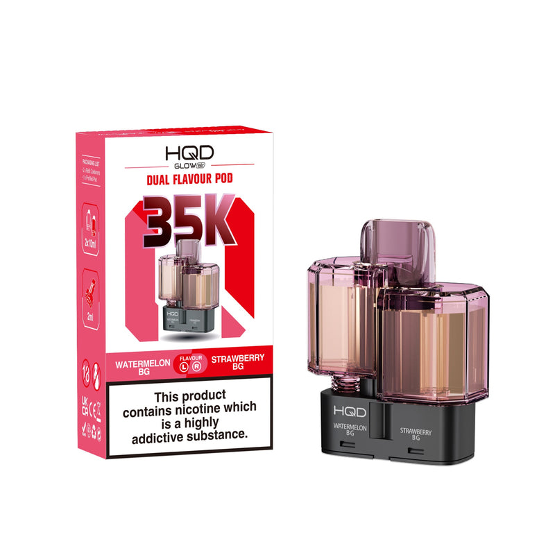 HQD Glow Air 35k, 35000 Puffs Prefilled Refill Pods