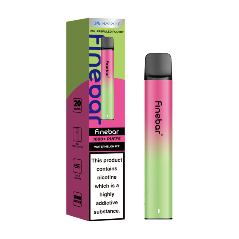 Watermelon Ice Hayati Finebar Prefilled Pod Kit