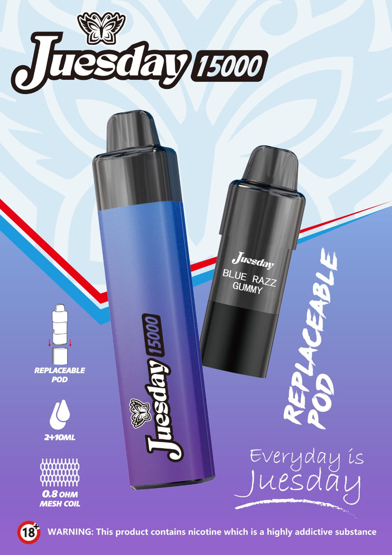 Juesday 15000 Refill/Replacement Pod - Starting From £4.49