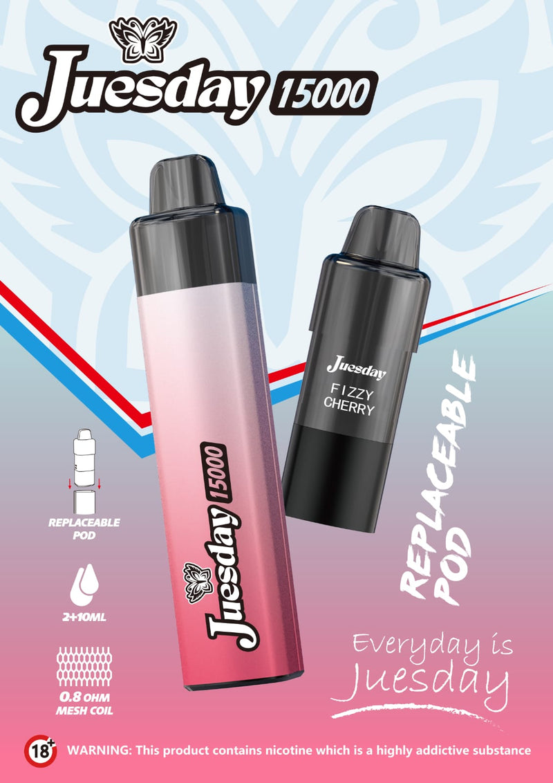 Juesday 15000 Refill/Replacement Pod - Starting From £4.49