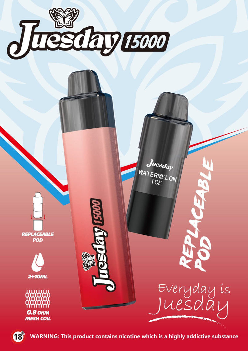 Juesday 15000 Refill/Replacement Pod - Starting From £4.49