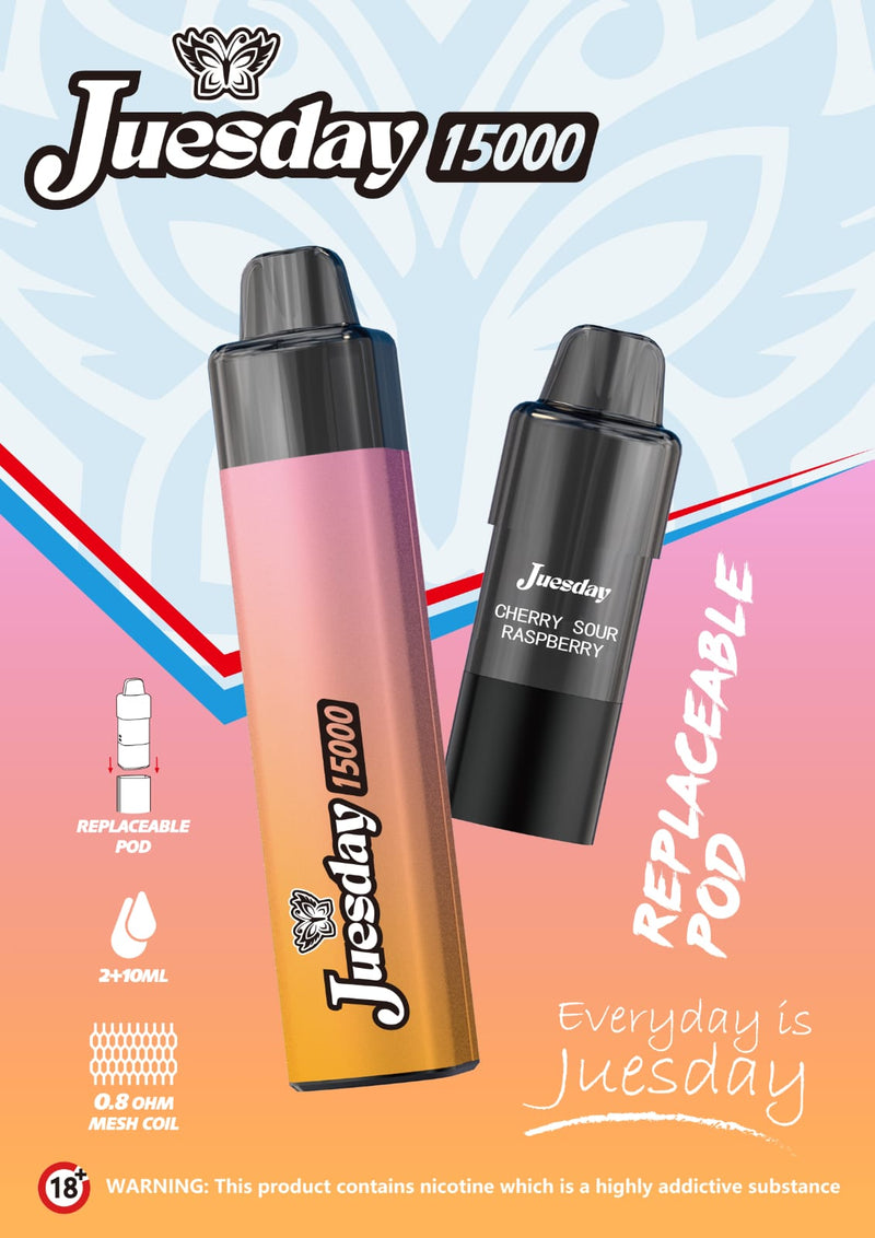 Juesday 15000 Refill/Replacement Pod - Starting From £4.49