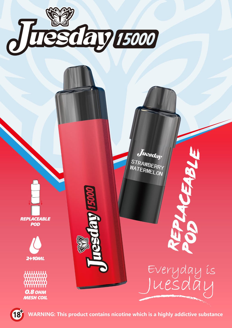 Juesday 15000 Refill/Replacement Pod - Starting From £4.49