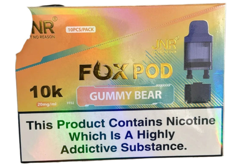 JNR Fox 10K Refill Pod - VapeSite