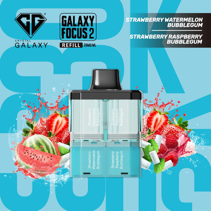 Crystal Galaxy Focus 2 30K Refill Pods - Prefilled & Ready to Use - Starting From £6.70