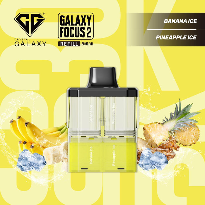 Crystal Galaxy Focus 2 30K Refill Pods - Prefilled & Ready to Use - Starting From £6.70