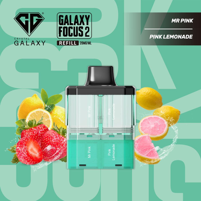 Crystal Galaxy Focus 2 30K Refill Pods - Prefilled & Ready to Use - Starting From £6.70