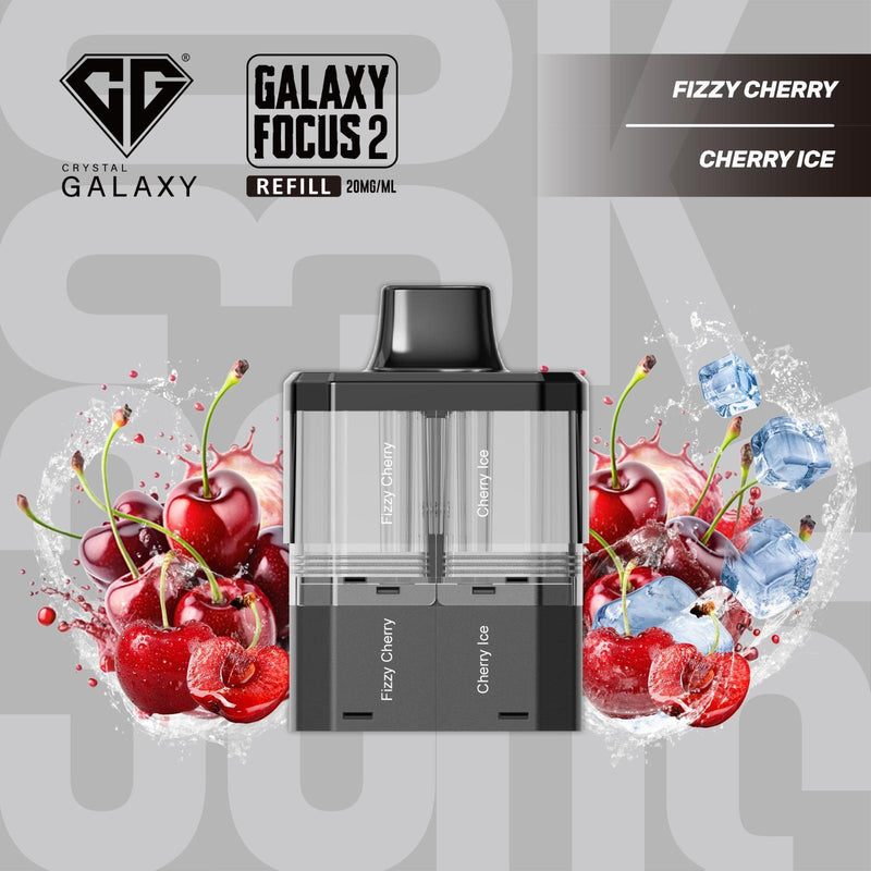 Crystal Galaxy Focus 2 30K Refill Pods - Prefilled & Ready to Use - Starting From £6.70