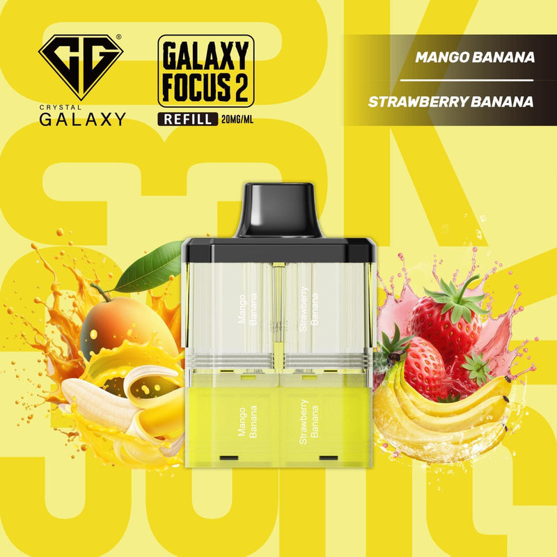 Crystal Galaxy Focus 2 30K Refill Pods - Prefilled & Ready to Use - Starting From £6.70