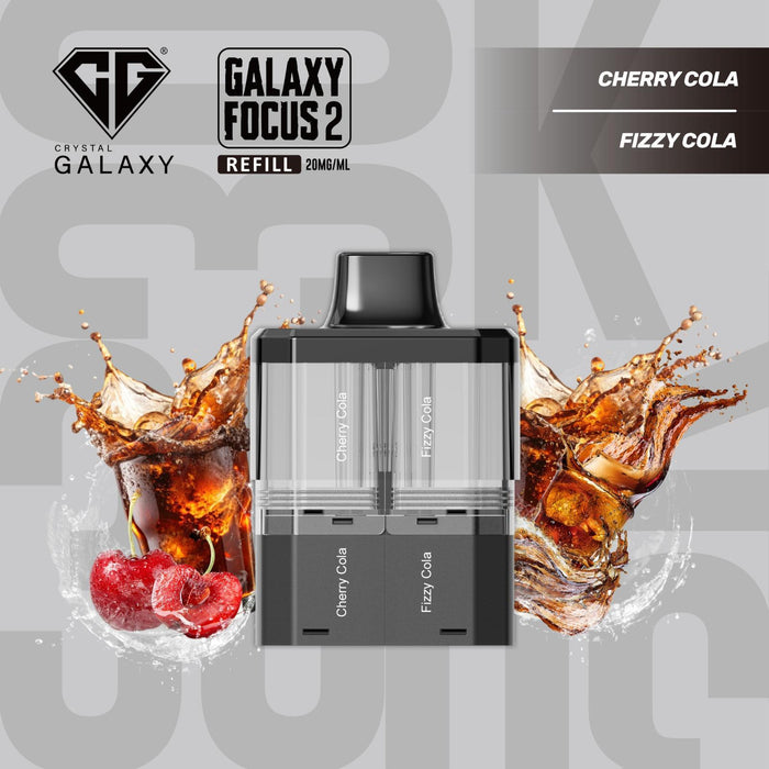 Crystal Galaxy Focus 2 30K Refill Pods - Prefilled & Ready to Use - Starting From £6.70