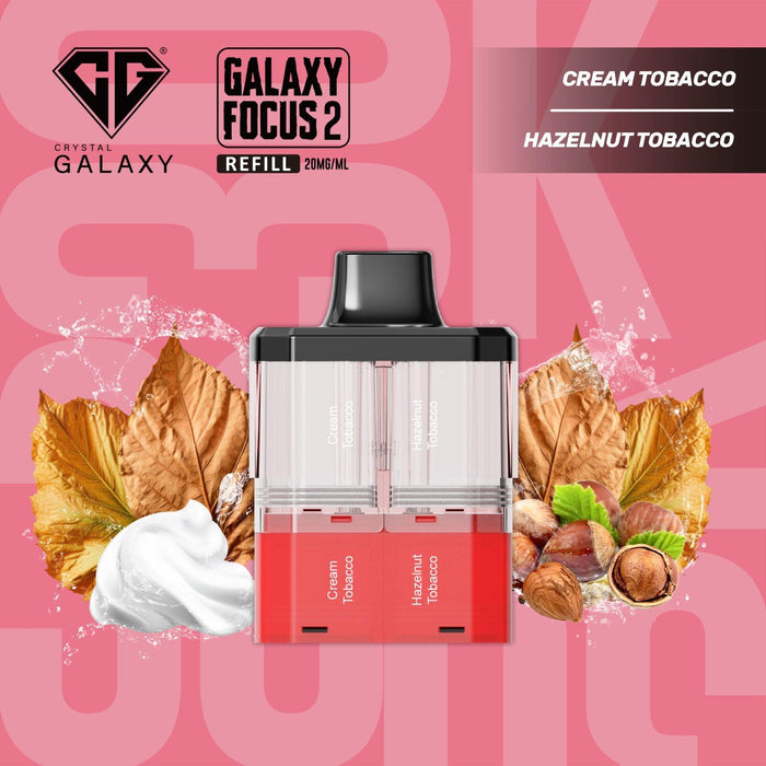 Crystal Galaxy Focus 2 30K Refill Pods - Prefilled & Ready to Use - Starting From £6.70