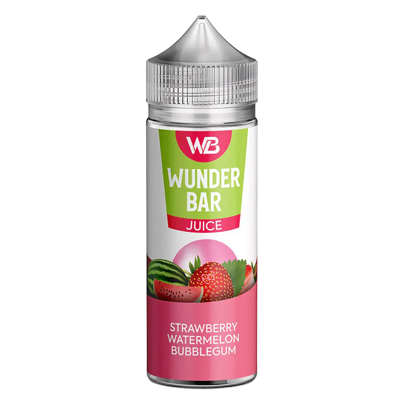 Wunder Bar Strawberry Watermelon Bubblegum 100ml Shortfill E-Liquid