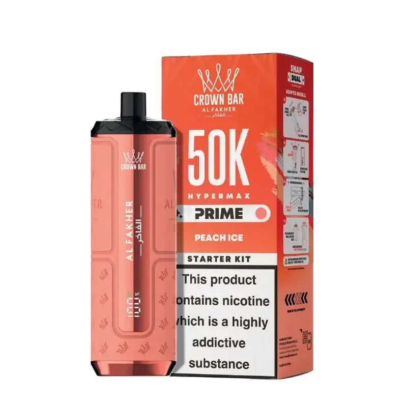 Peach Ice Al Fakher 50K Hypermax Prime Pod Kit