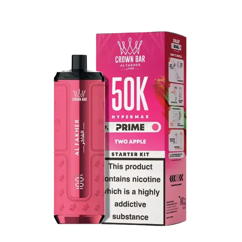 Two Apples Al Fakher Hypermax Prime 50K Prefilled Pod Kit - Vape Sites
