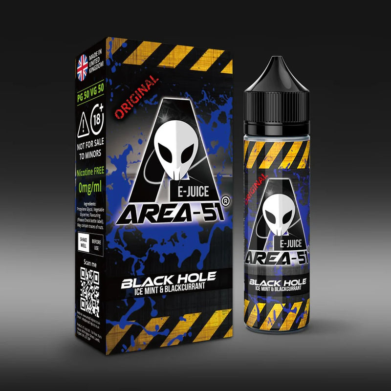 Area 51 Black Hole 50ml Shortfill e Liquid