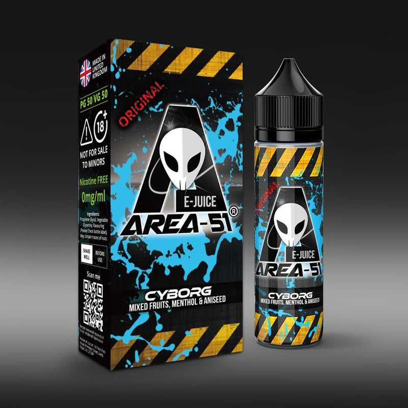 Area 51 Cyborg 50/50 Shortfill e Liquid
