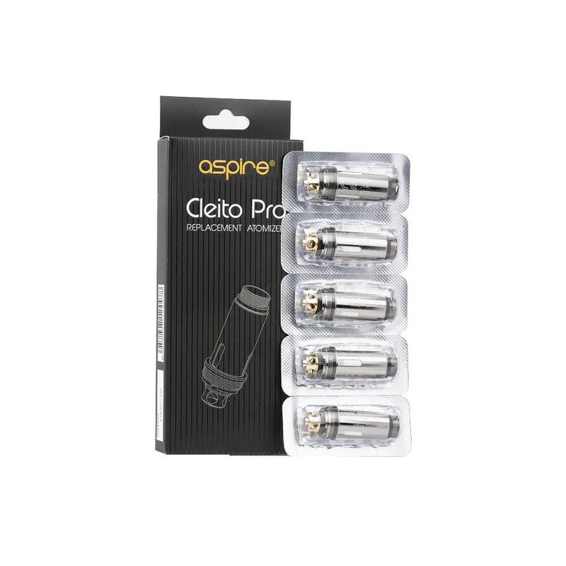 Aspire Cleito Pro Replacement Atomizer 0.5 ohm (60-80w) 5 Pcs