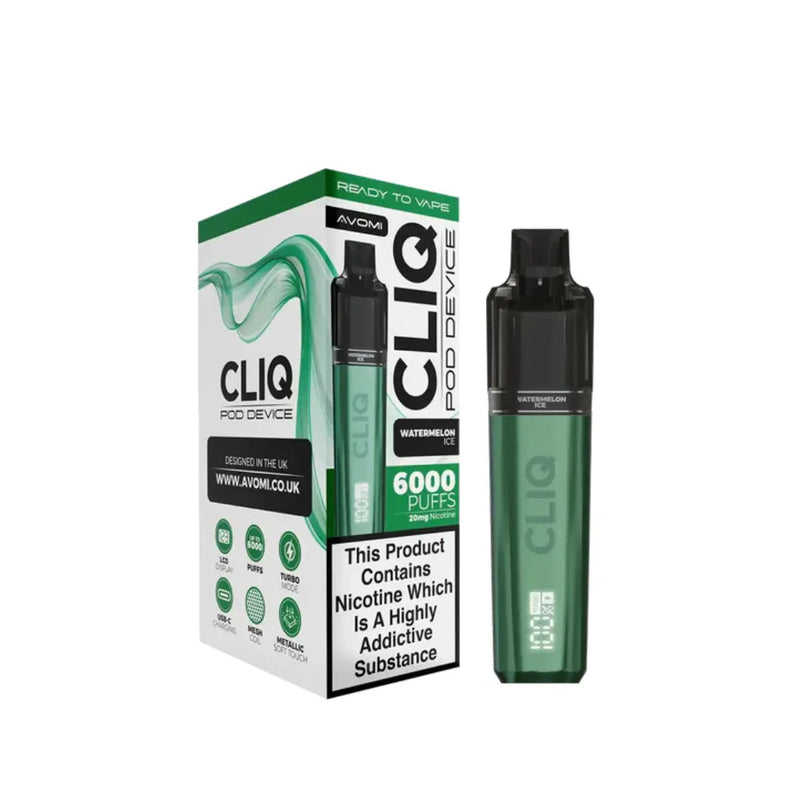 watermelon-ice Avomi CLIQ Prefilled Pod Kit