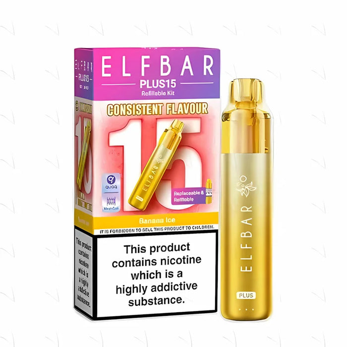 Banana ice Elf Bar Plus 15 Prefilled Pod Kit
