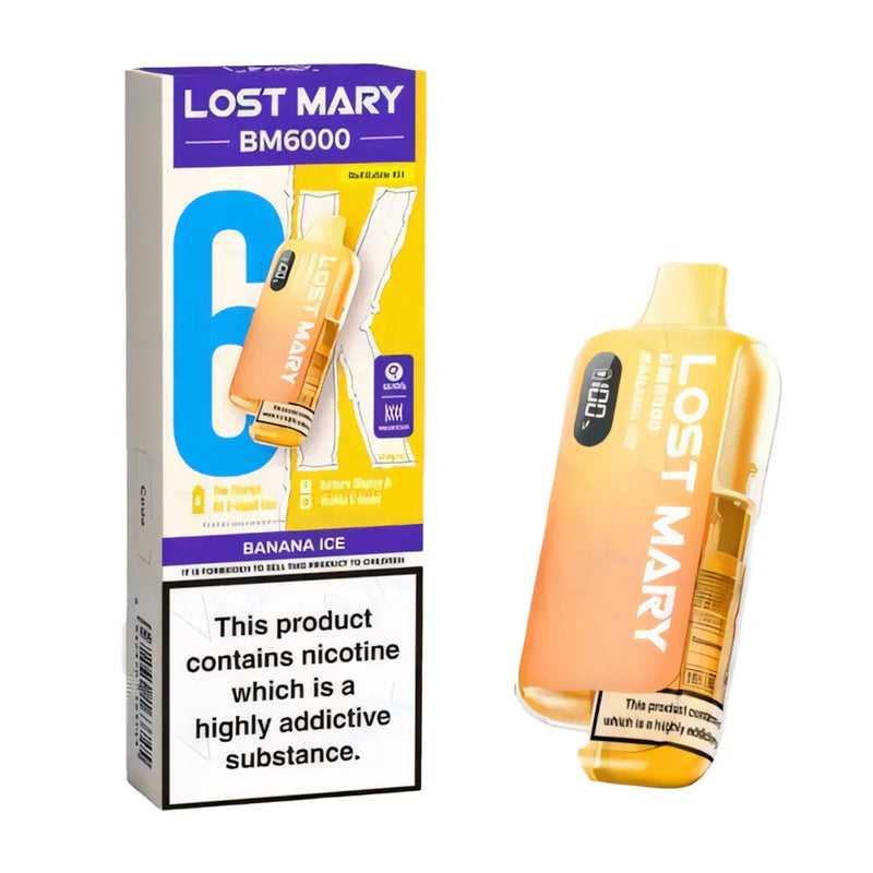 Banana ice Lost Mary BM6000 Prefilled Pod Kit