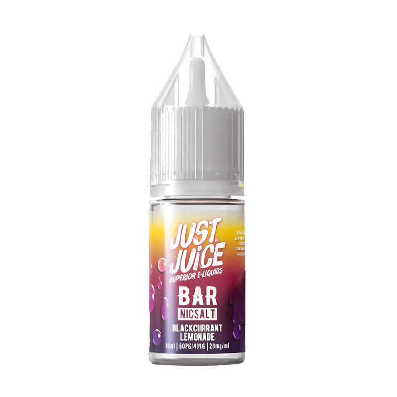 Just Juice Bar Blackcurrent Lemonade Nic Salt Vape Juice