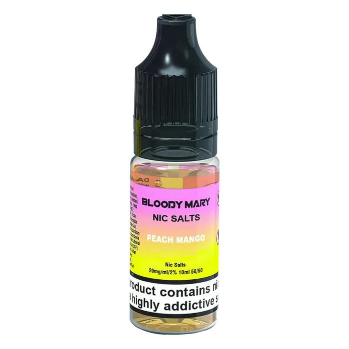 Bloody Mary Peach Mango Nic Salt Vape Juice