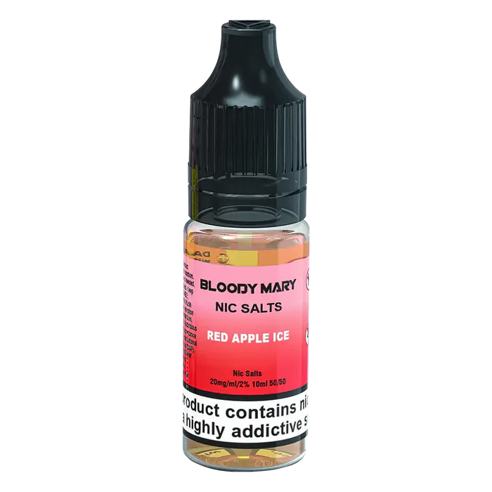 Bloody Mary Red Apple Ice Nic Salt Vape Juice